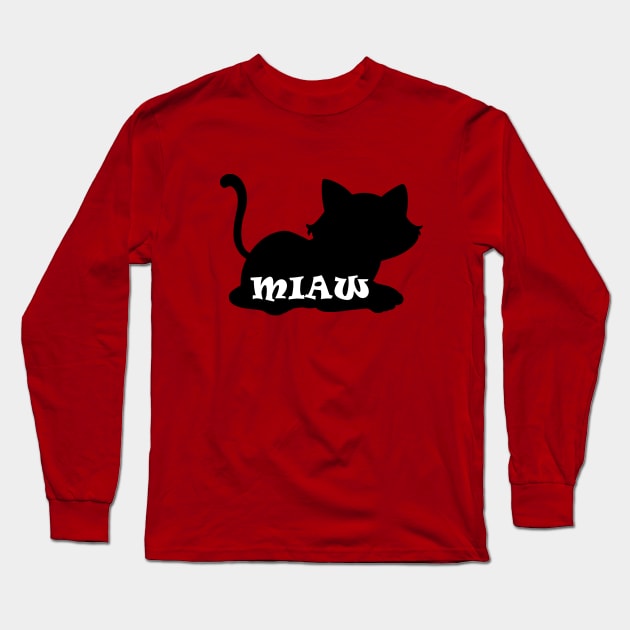 miaw Long Sleeve T-Shirt by loulousworld